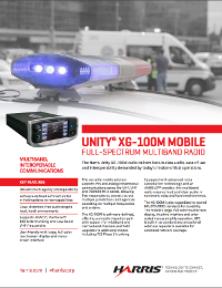 Harris Unity XG-100 Mobile Brochure