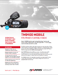 Tait TM9400 Mobile Brochure